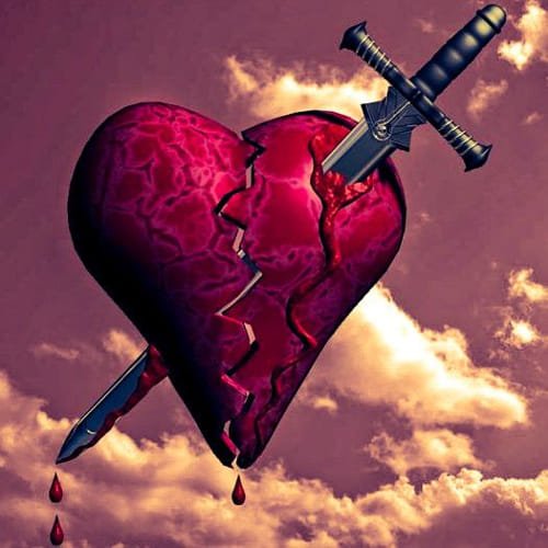 heart with sword in it