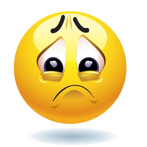 depressed emoji