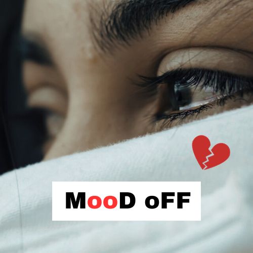 tears in eyes of a girl