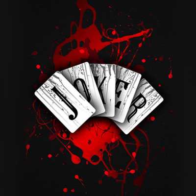 bloody joker text