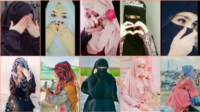 instagram stylish hidden face girl pic