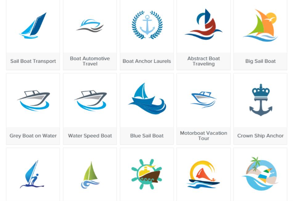 Trendy Types of Boat Logo Designs