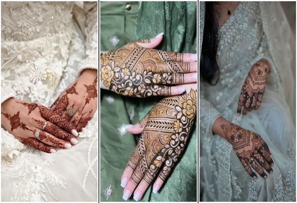 Stylish Modern Back Hand Mehndi Design: A Fusion of Tradition and Trend 10 stylish modern back hand mehndi design