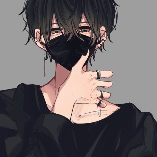 mafia guy in black mask
