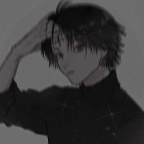 anime boy in the dark