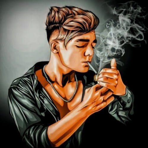 boy smoking