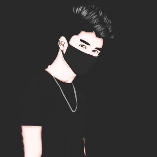 guy in black wear