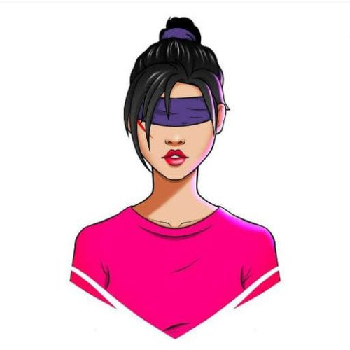 girl gaming character in pink costume
