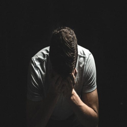 alone man