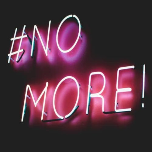 no more