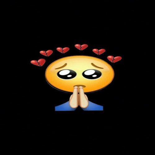 cute emoji showing sorry